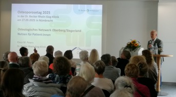 Dr. Becker Klinikgesellschaft: 21. Osteoporose-Tag in Nümbrecht war von großem Interesse