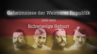 ZDFinfo: "Geheimnisse der Weimarer Republik": ZDFinfo-Doku-Dreiteiler über den Weg von der "schwierigen Geburt" 1918 bis zum "Weg in den Abgrund" 1933
