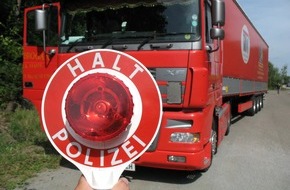 Polizeipräsidium Westpfalz: POL-PPWP: Lastwagenfahrer halten sich an Durchfahrtsverbot