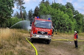 Feuerwehr Lennestadt: FW-OE: Waldbrandübung des Einsatzbereichs 1 in Meggen