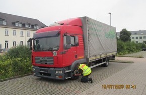 Polizeiinspektion Nienburg / Schaumburg: POL-NI: LKW nicht verkehrssicher