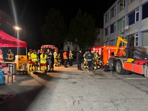 FW-EN: Feuerwehr, THW und Hilfsorganisationen weiter an der Hagener Straße intensiv im Einsatz