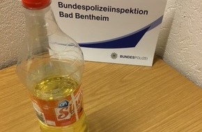 Bundespolizeiinspektion Bad Bentheim: BPOL-BadBentheim: Angeblicher Fruchtsaft ist in Wirklichkeit flüssiges Amphetamin