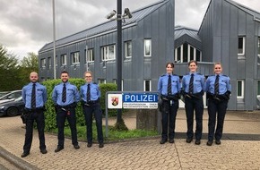 Polizeidirektion Wittlich: POL-PDWIL: neue Kolleg*innen im Team der Polizeiinspektion Daun / Polizeiwache Gerolstein angekommen