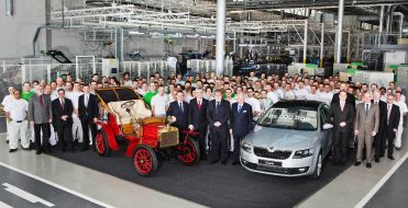Skoda Auto Deutschland GmbH: 15 Millionen SKODA Fahrzeuge seit 1905 produziert (BILD)