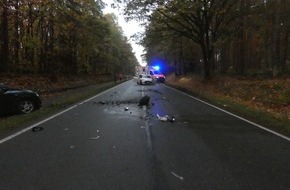 Polizeiinspektion Celle: POL-CE: Winsen/Aller - Durch einen Verkehrsunfall auf der L 298 werden zwei Menschen verletzt
