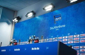 HERTHA BSC GmbH & Co. KGaA  : Pressekonferenz vor dem Heimspiel gegen den Karlsruher SC