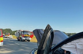 Feuerwehr Bocholt: FW Bocholt: Verkehrsunfall und zwei Brandeins&auml;tze