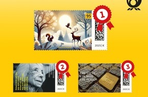 DHL Group: PM: &bdquo;Winterlandschaft&ldquo; ist Deutschlands sch&ouml;nste Briefmarke 2025