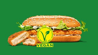 ProVeg Deutschland: Burger King® erhält als Pionier in der Gastronomie die V-Label-Lizenzierung von ProVeg