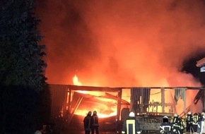 Polizeidirektion Neustadt/Weinstraße: POL-PDNW: Brand in Duttweilerer Weingut