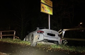 Polizeidirektion Wittlich: POL-PDWIL: Unfall auf der Mülheimer Brücke