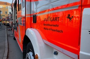 Feuerwehr Stuttgart: FW Stuttgart: Zwei Tote nach Wohnungsbrand - Täter mit Messer bewaffnet