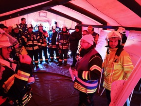 KFV Sigmaringen: Einsatzstelle: Offener Dachstuhlbrand am Boulay-Platz in Mengen 01.01.2026