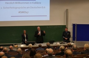 Hochschule der Polizei: HDP-RP: 2. Sicherheitsgespräche am Deutschen Eck in Koblenz/
Bürgernähe und kooperative Sicherheitsarbeit als Seismograf für lokale Problemstellungen