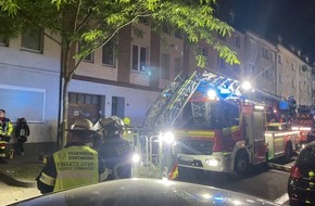 Feuerwehr Dortmund: FW-DO: N&auml;chtlicher Wohnungsbrand in der Dortmunder Nordstadt