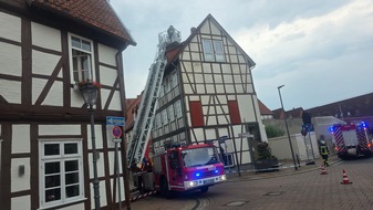 FW Celle: Wetterbedingte Einsätze am Donnerstag
