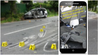 Polizeiinspektion Hameln-Pyrmont/Holzminden: POL-HM: Tippen tötet - Sekunden, die das Leben entscheiden können - Gefahren bei Nutzung von Handys und sonstigen elektronischen Geräten im Straßenverkehr