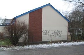 Polizeiinspektion Harburg: POL-WL: Vahrendorf - Sachbeschädigungen durch Graffiti / Hinweise erbeten !