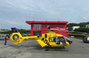 Feuerwehr Sprockh&ouml;vel: FW-EN: Rettungshubschrauber landet in Niedersprockh&ouml;vel