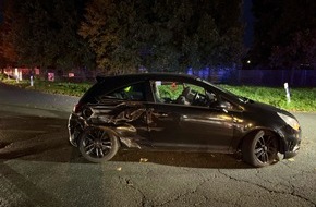 Kreispolizeibehörde Herford: POL-HF: Verkehrsunfall mit Personenschaden- Gegenverkehr übersehen