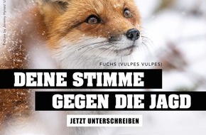 Wildtierschutz Deutschland e.V.: Die Jagd zum Vergnügen ist überholt - lasst sie uns abschaffen / Petition