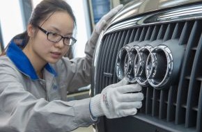 Audi AG: Audi: Erstmals mehr als 50.000 Autos in einem Monat in China ausgeliefert