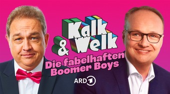 ARD Audiothek: Oliver Kalkofe und Oliver Welke in "Kalk & Welk. Die fabelhaften Boomer Boys": neuer Podcast ab 19. September in der ARD Audiothek