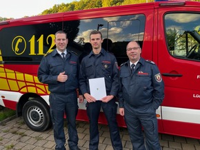 FW-LÜD: Feuerwehr Lüdenscheid rüstet auf / Zahlreiche Lehrgangsabschlüsse, Ernennungen und Beförderungen bei der Feuerwehr