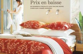 IKEA AG: IKEA: Le magasin d'ameublement investit 30 millions de CHF dans la baisse de ses tarifs - IKEA fait chuter les prix
