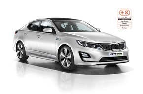 Kia Deutschland GmbH: "Plus X Award": Kia Optima Hybrid* vierfach ausgezeichnet (FOTO)