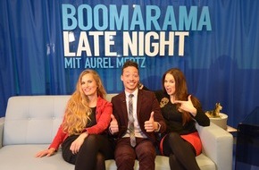 TELE 5: "Der Klügere kippt nach" - die Gäste am 27. April: Oliver Kalkofe, Peter Rütten und Lotto King Karl / Und: Aurel Mertz mit "Suchtpotenzial" in "Boomarama Late Night"