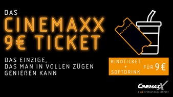 CinemaxX Holdings GmbH: CinemaxX verlängert das 9 EUR Ticket