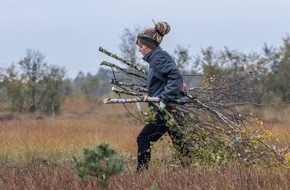 Bergwaldprojekt e.V.: Effektiver Arten- und Klimaschutz mit Freiwilligen des Bergwaldprojekts in der Diepholzer Moorniederung