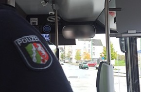 Polizei Hagen: POL-HA: Schwerpunktdienst der Hagener Polizei begleitet Linienbus im Rahmen einer uniformierten Streife