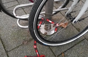 Bundespolizeidirektion Sankt Augustin: BPOL NRW: Auf frischer Tat - Bundespolizei stellt Fahrraddieb