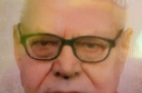 Polizeidirektion Lübeck: POL-HL: HL-Stadtgebiet / Öffentlichkeitsfahndung nach vermisstem 77-jährigen Lübecker