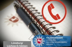Polizeiinspektion Lüneburg/Lüchow-Dannenberg/Uelzen: POL-LG: ++ (fast) alle Polizeistationen mit neuer Telefonnummer ++ technische Umstellung auf Voice-Over-IP ++ Polizei in den Landkreisen LG, Lüchow-D. und Uelzen jetzt mit neuen Nummern ++
