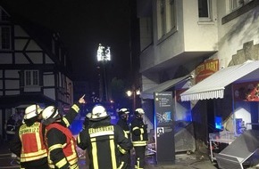 Feuerwehr Wetter (Ruhr): FW-EN: Wetter - Brand in Lebensmittelgeschäft