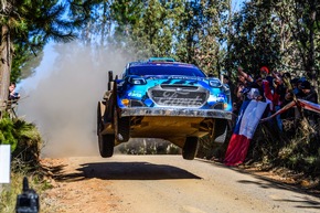 Ott Tänak/Martin Järveoja fahren mit dem Ford Puma Hybrid Rally1 in Chile den zweiten Saisonsieg ein