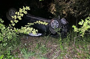 Kreispolizeibeh&ouml;rde Oberbergischer Kreis: POL-GM: Betrunken mit Auto &uuml;berschlagen
