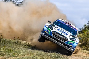 Safari-Rallye Kenia: Erste Prüfungsbestzeit der Saison und zwei Top-5-Platzierungen für den Ford Fiesta WRC