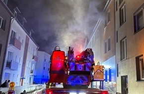 Feuerwehr Essen: FW-E: Küchenbrand in einem Mehrfamilienhaus - keine Verletzten