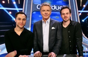 ARD Das Erste: "Quizduell-Olymp" mit Ludwig Trepte und Florian Bartholomäi
am Freitag, 8. März 2019, um 18:50 Uhr im Ersten