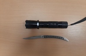 Bundespolizeiinspektion Bremen: BPOL-HB: Bundespolizei beschlagnahmt erneut verbotene Waffe am Bremer Flughafen