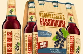 Krombacher Brauerei GmbH & Co.: JETZT NEU: KROMBACHER'S FASSBRAUSE Schwarze Johannisbeere