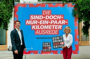 Deutscher Brauer-Bund e.V.: Bundesweite Kampagne gegen Alkohol am Steuer / DONT DRINK AND DRIVE warnt junge Menschen vor Risiken