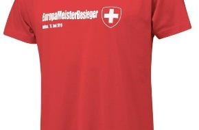 Dosenbach-Ochsner AG: Ochsner Sport: Wir sind "EuropaMeisterBesieger" und verschenken 10'000 Fanshirts zum legendären Sieg vom 16. Juni 2010