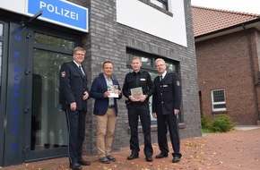 Polizeiinspektion Cloppenburg/Vechta: POL-CLP: Polizeioberkommissar Andreas Tapken ist nun Stationsbeamter in Bösel