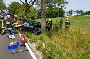 Polizeiinspektion Wilhelmshaven/Friesland: POL-WHV: Verkehrsunfall mit drei schwerverletzten Beteiligten